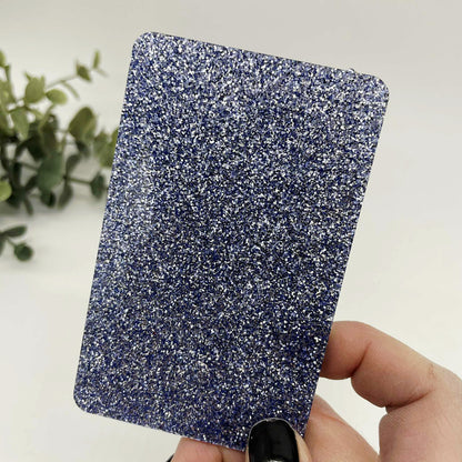 Blue Silver - Glitter Cast Acrylic Sheets 1111