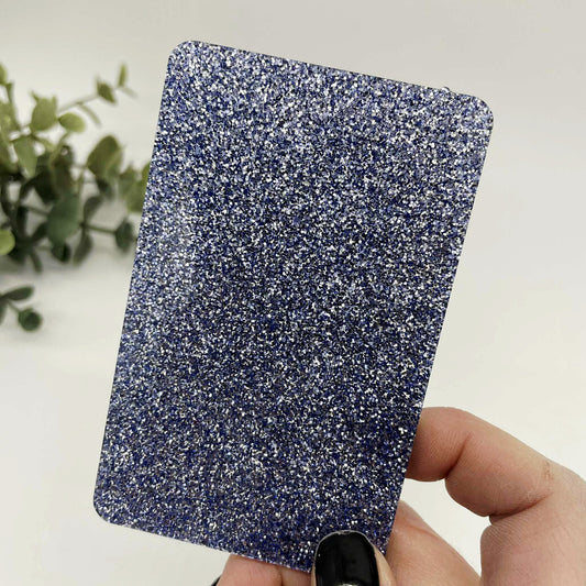 Blue Silver - Glitter Cast Acrylic Sheets 1111