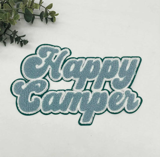 Happy Camper Chenille Patch