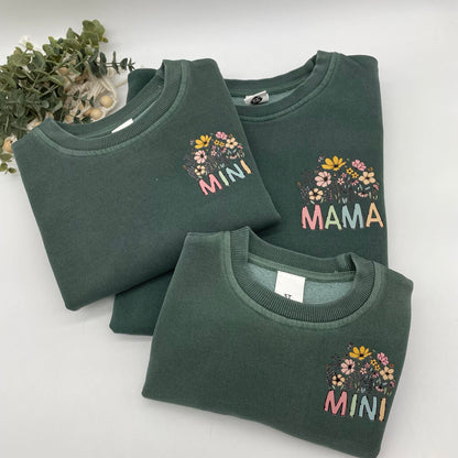 Mama Mini Floral DTF Transfer - 1191