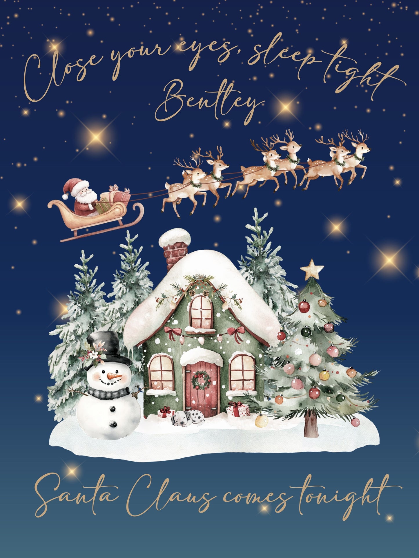 Christmas Name Blanket - PRE-ORDER