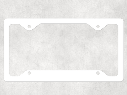 License Plate Frame for Sublimation