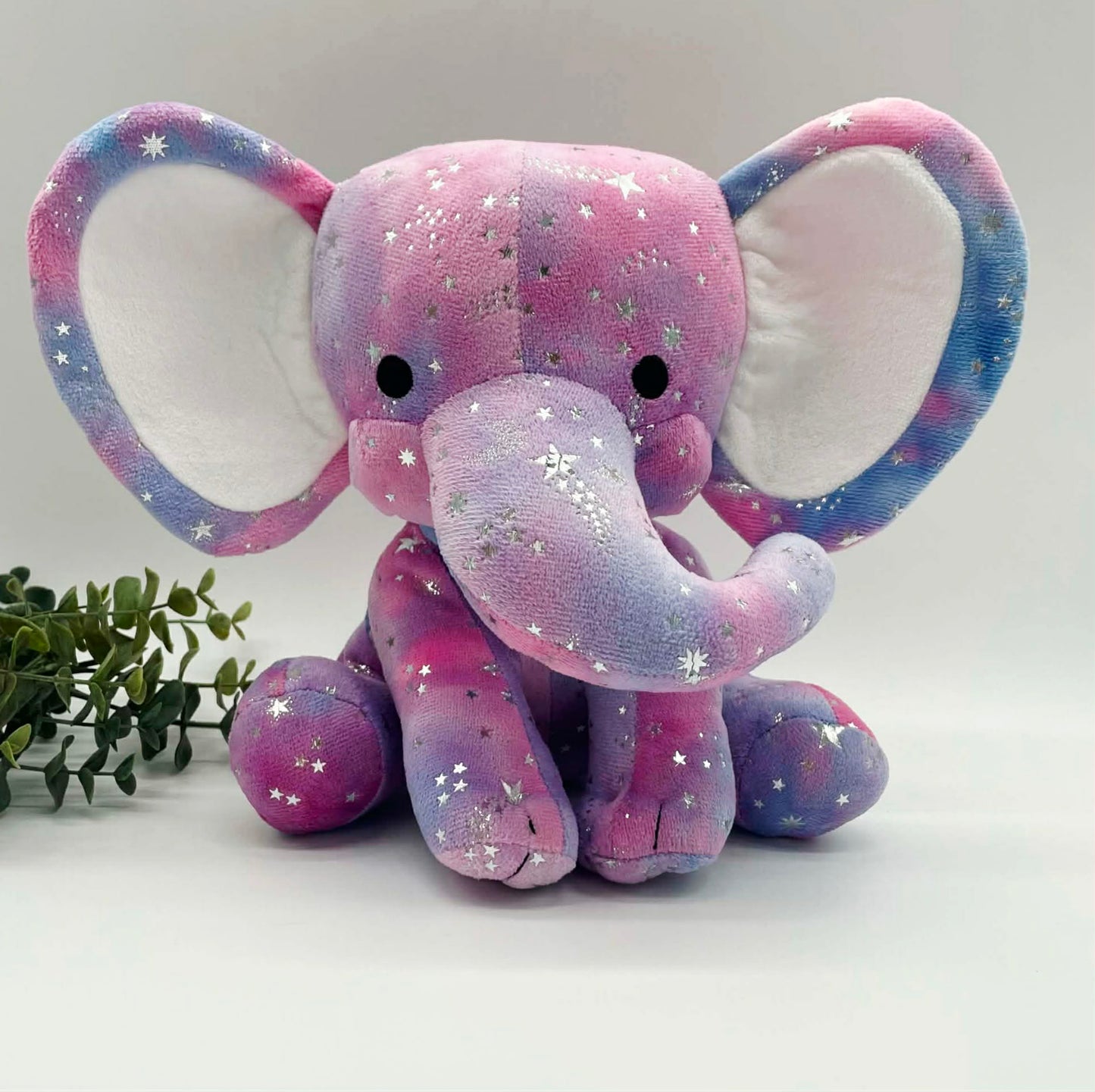 Starry Plush Birth Stat Elephant