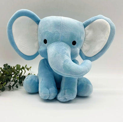 Plush Elephant - Birth Stat Elephant