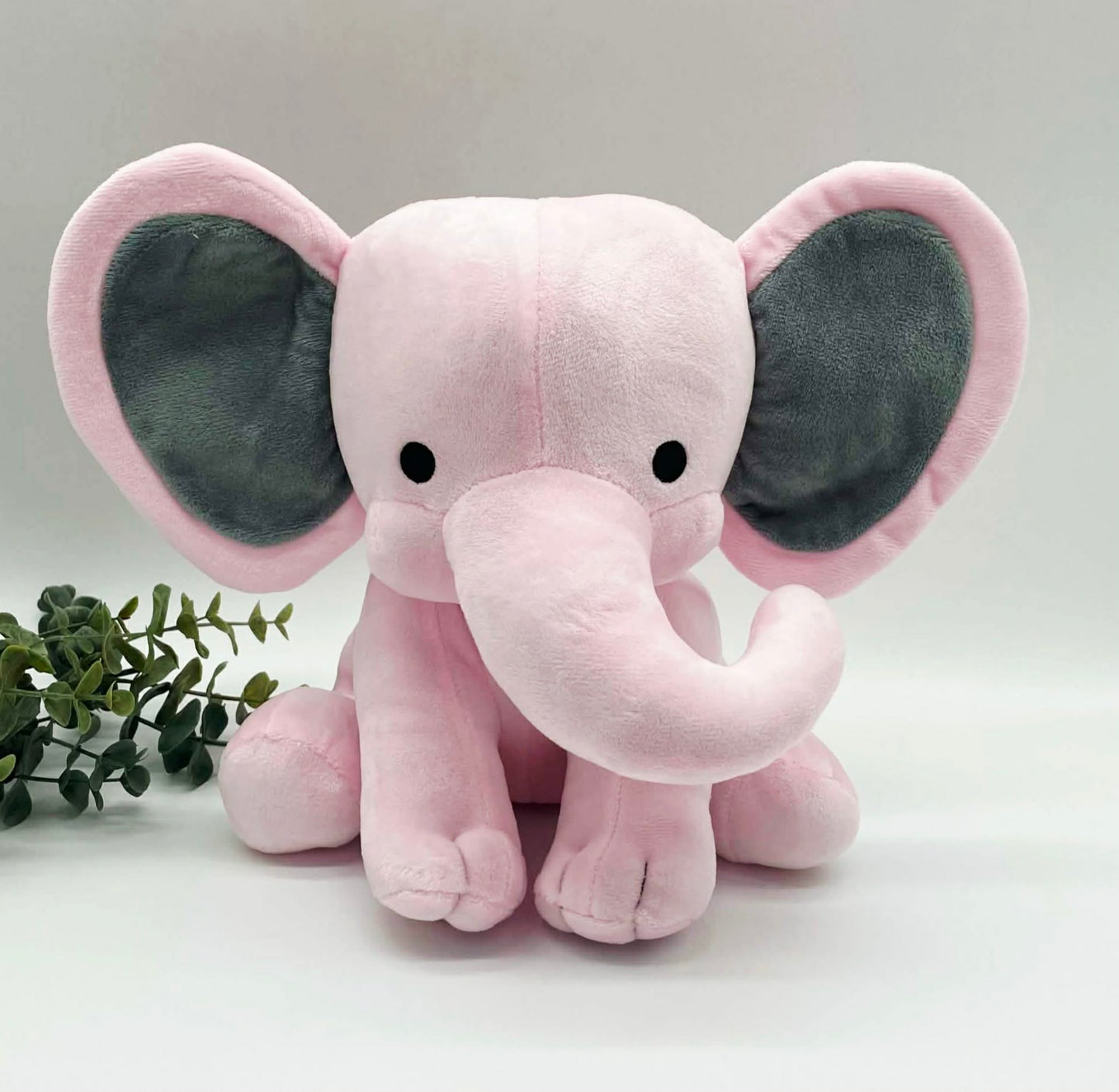 Plush Elephant - Birth Stat Elephant