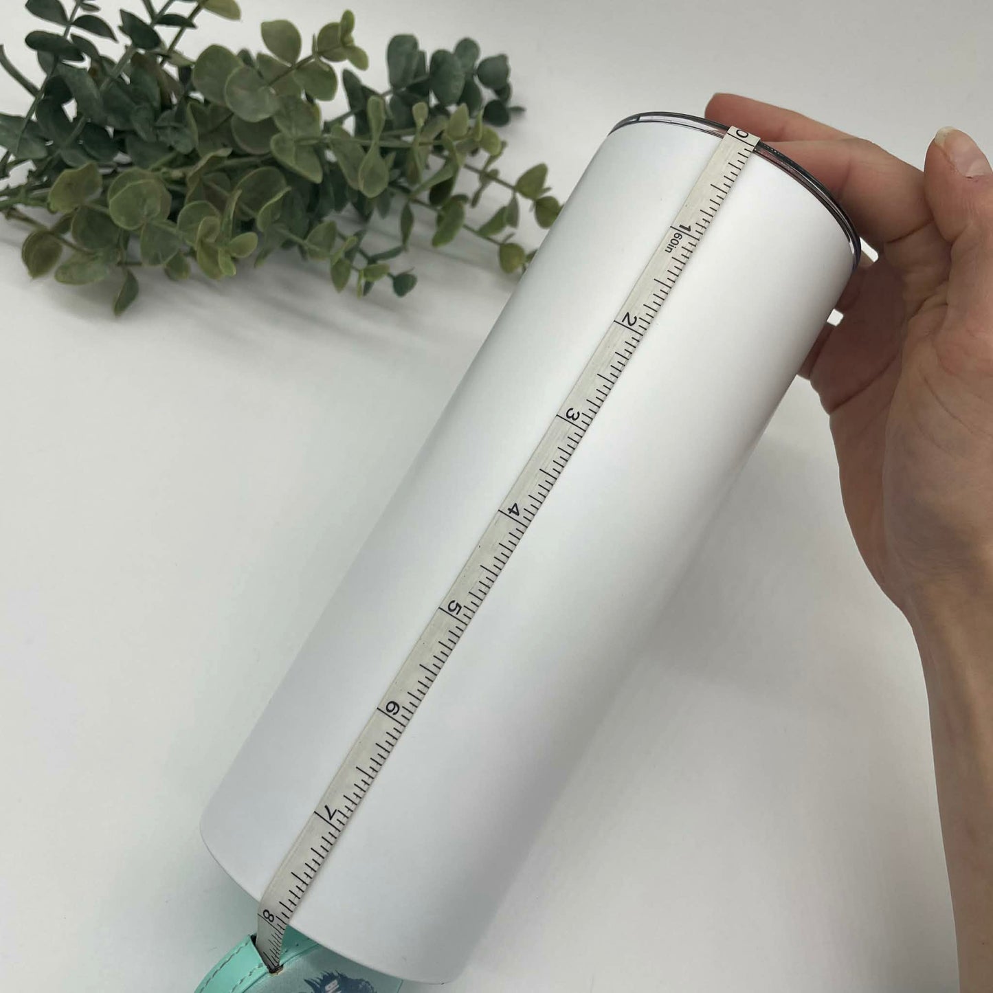 Matte Finish DELUXE Flat Edge 20oz Skinny Straight Sublimation Tumbler