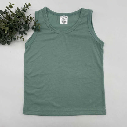 100% Polyester Toddler Muscle Tanks - IN STOCK