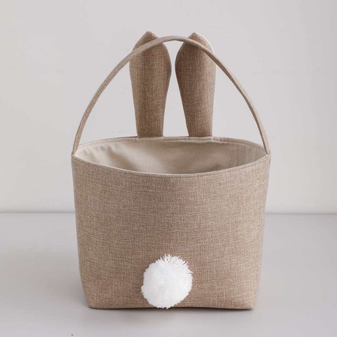 Linen Burlap Easter Basket - PRE-ORDER