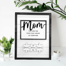Load image into Gallery viewer, Mothers Day Puzzle Piece Frame
