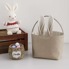 Load image into Gallery viewer, Linen Burlap Easter Basket - PRE-ORDER
