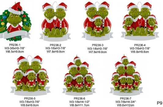 Green Fur Polyresin Ornament - PRE-ORDER