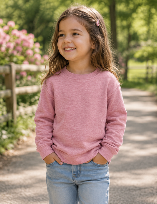KIDS 60/40 Cotton Poly Blend Crew