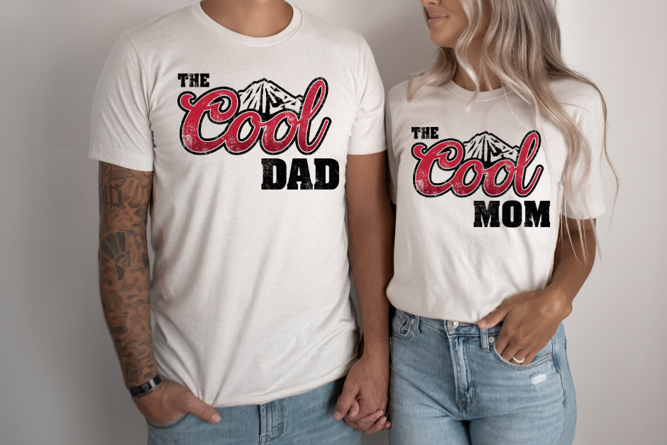 Cool Dad Cool Mom DTF Transfer - 1146