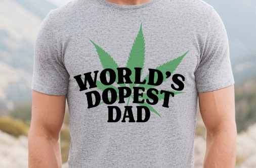 World's Dopest Dad DTF Transfer - 1126