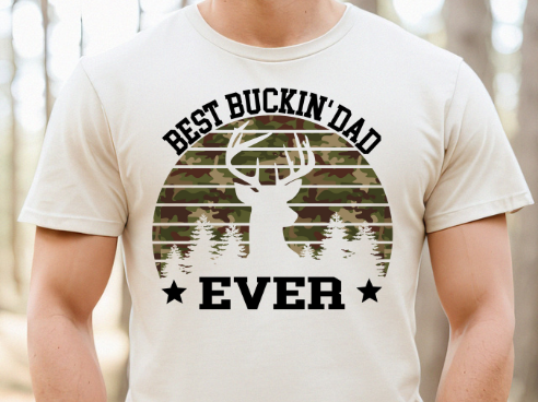 Best Bucking Dad DTF Transfer - 1120