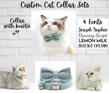 Load image into Gallery viewer, Cat Personalized Collar Sets - PRE-ORDER
