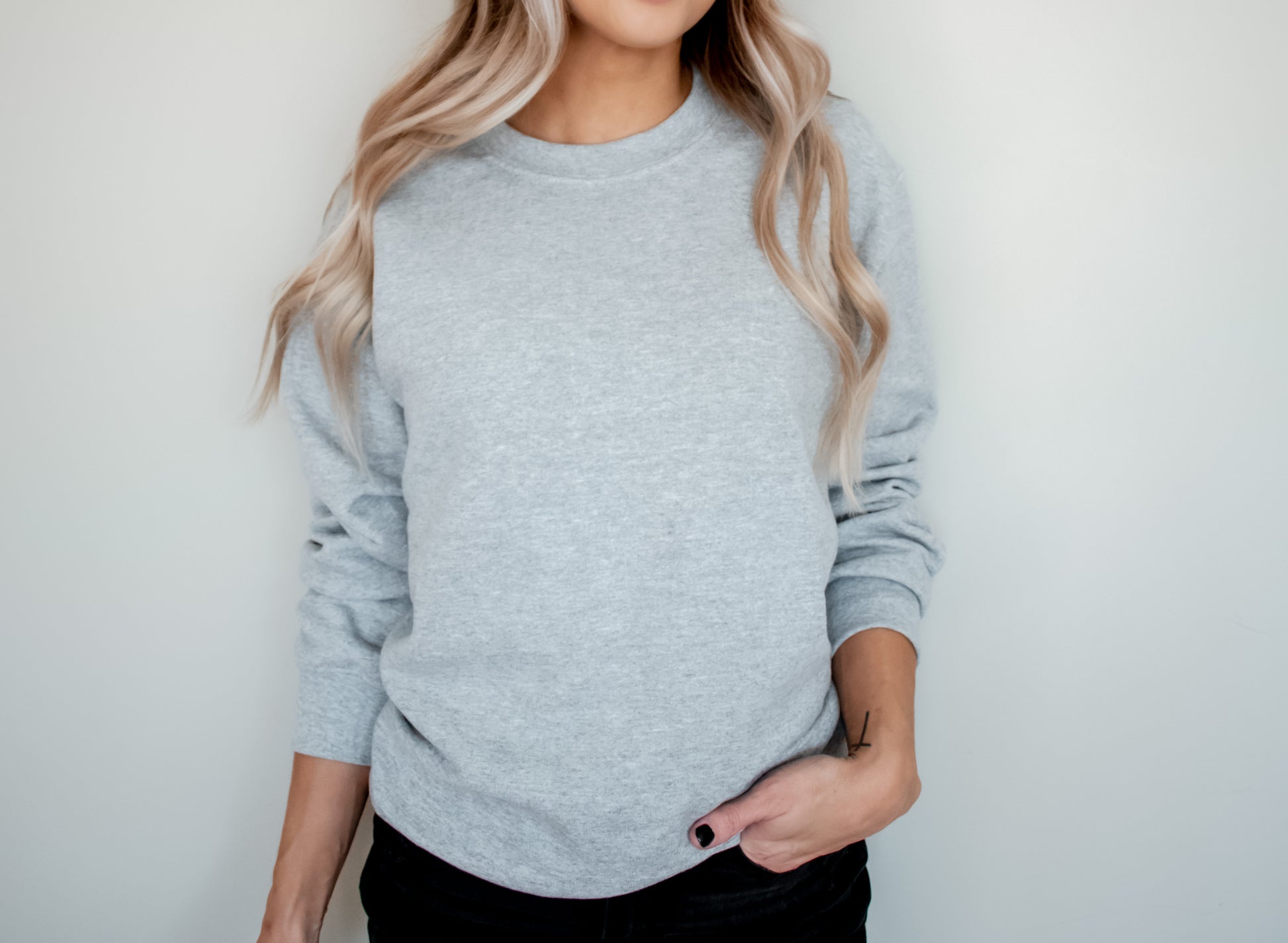 Crewneck Sweatshirt BUY-IN Wholesale blank tshirt and crewneck
