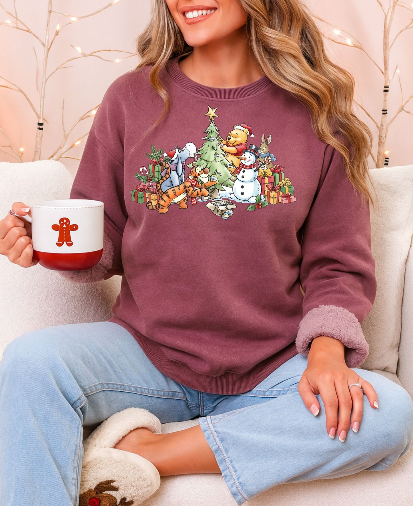 Pooh Christmas DTF Transfer - 1375