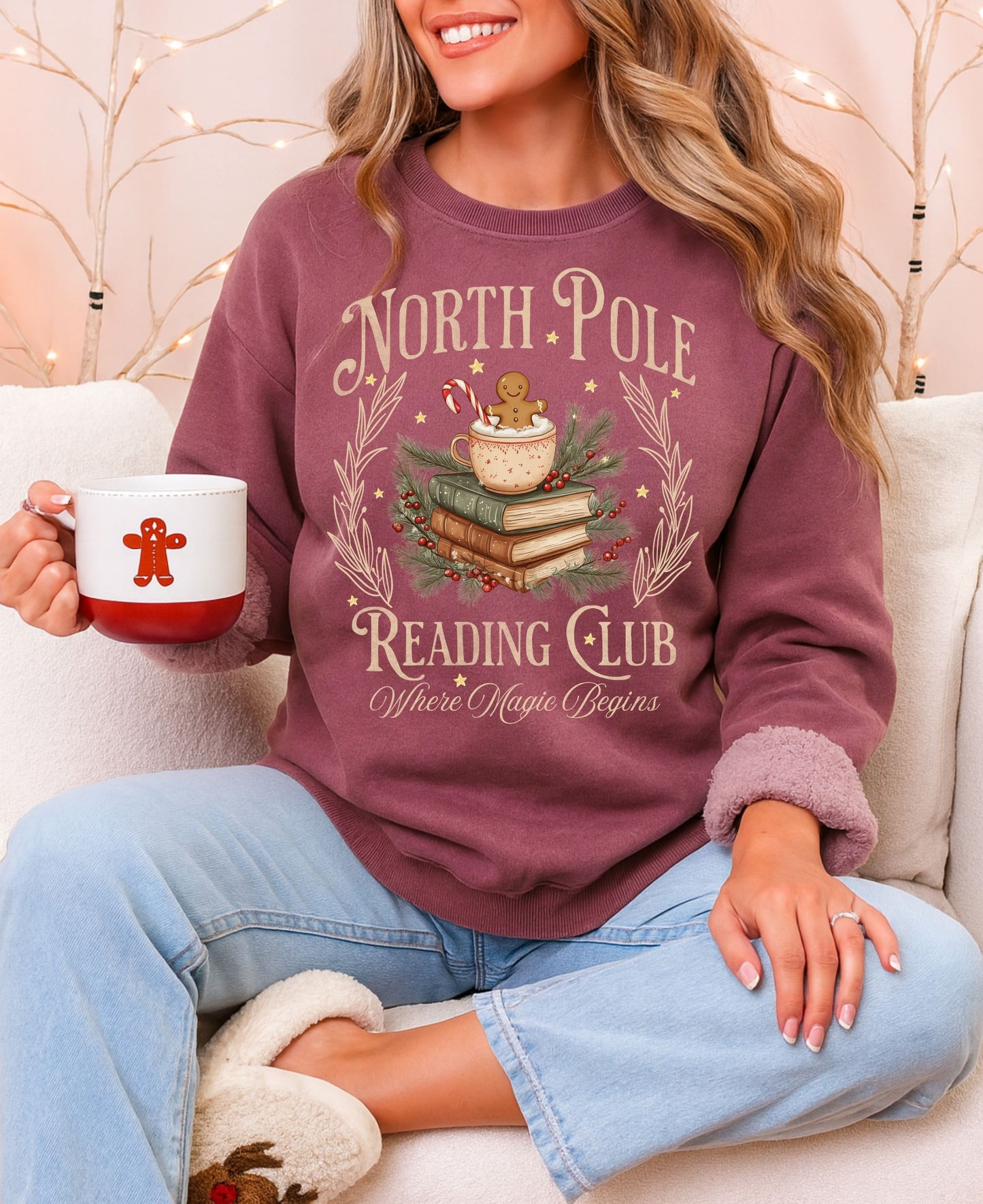 North Pole Reading Club DTF Transfer - 1372