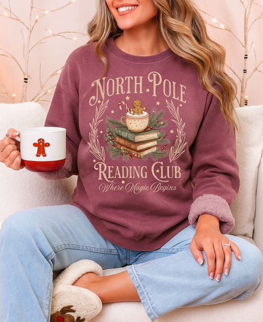 North Pole Reading Club DTF Transfer - 1372