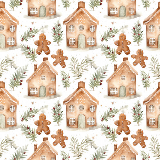 Gingerbread Christmas Family PJ Sets