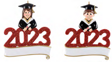 Load image into Gallery viewer, Grad 2023 - Polyresin Christmas Ornaments
