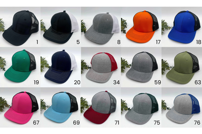 Fathers Day Custom Writing Hats