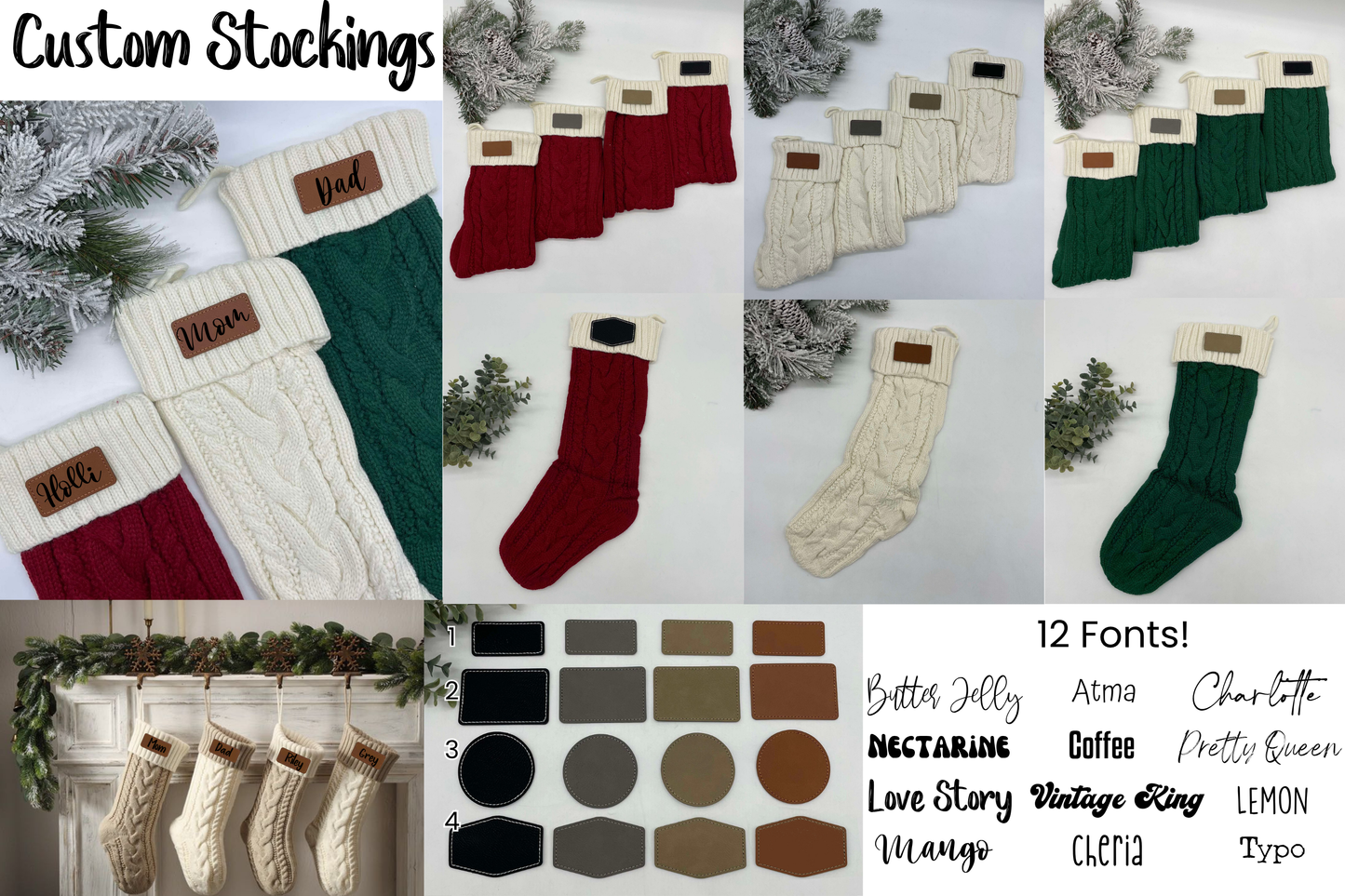 Custom Knit Stockings - PRE-ORDER