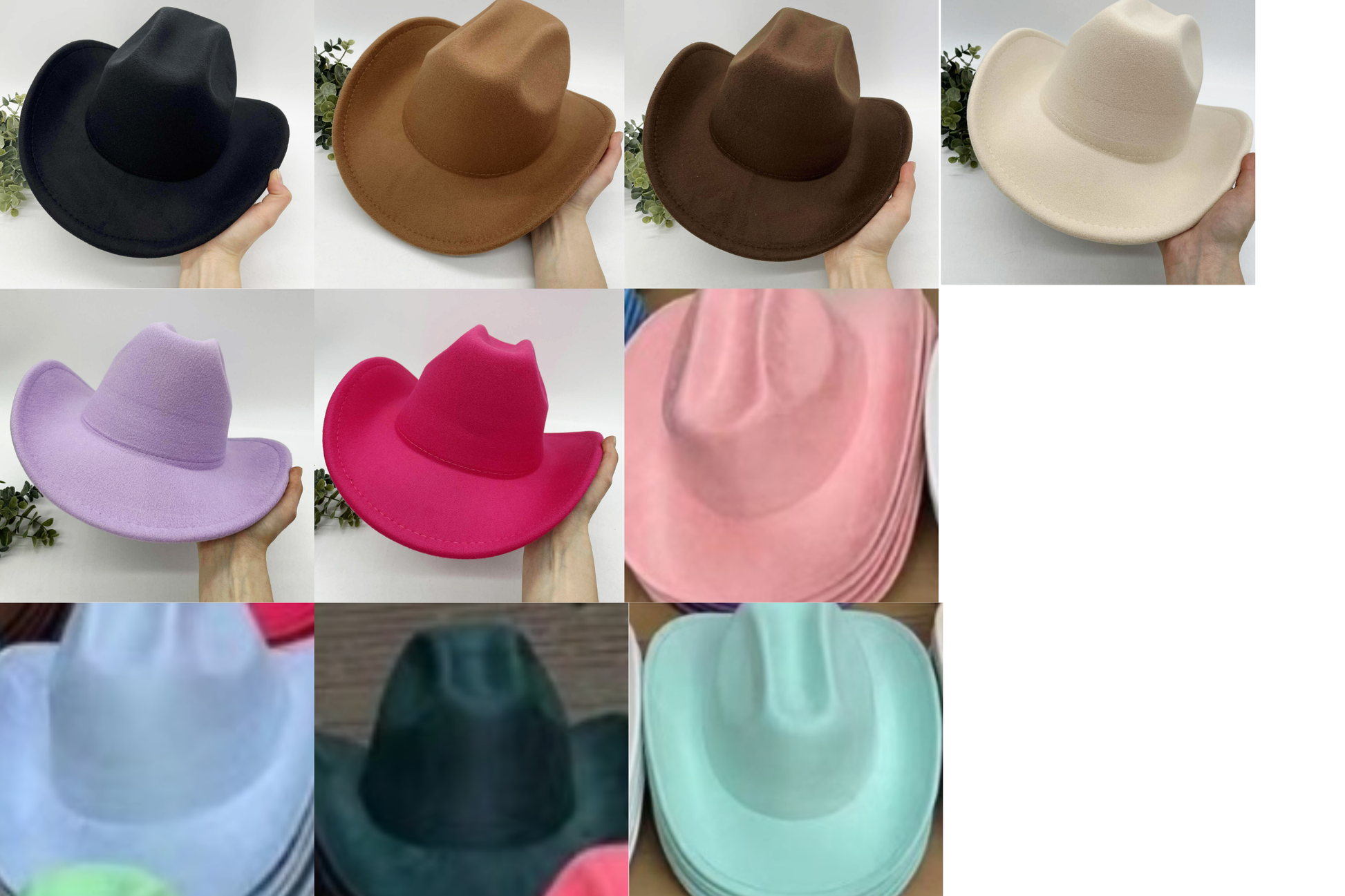 Flat Wide Brim Fedora Style Hat - PRE-ORDER – Blanks Blanks Baby