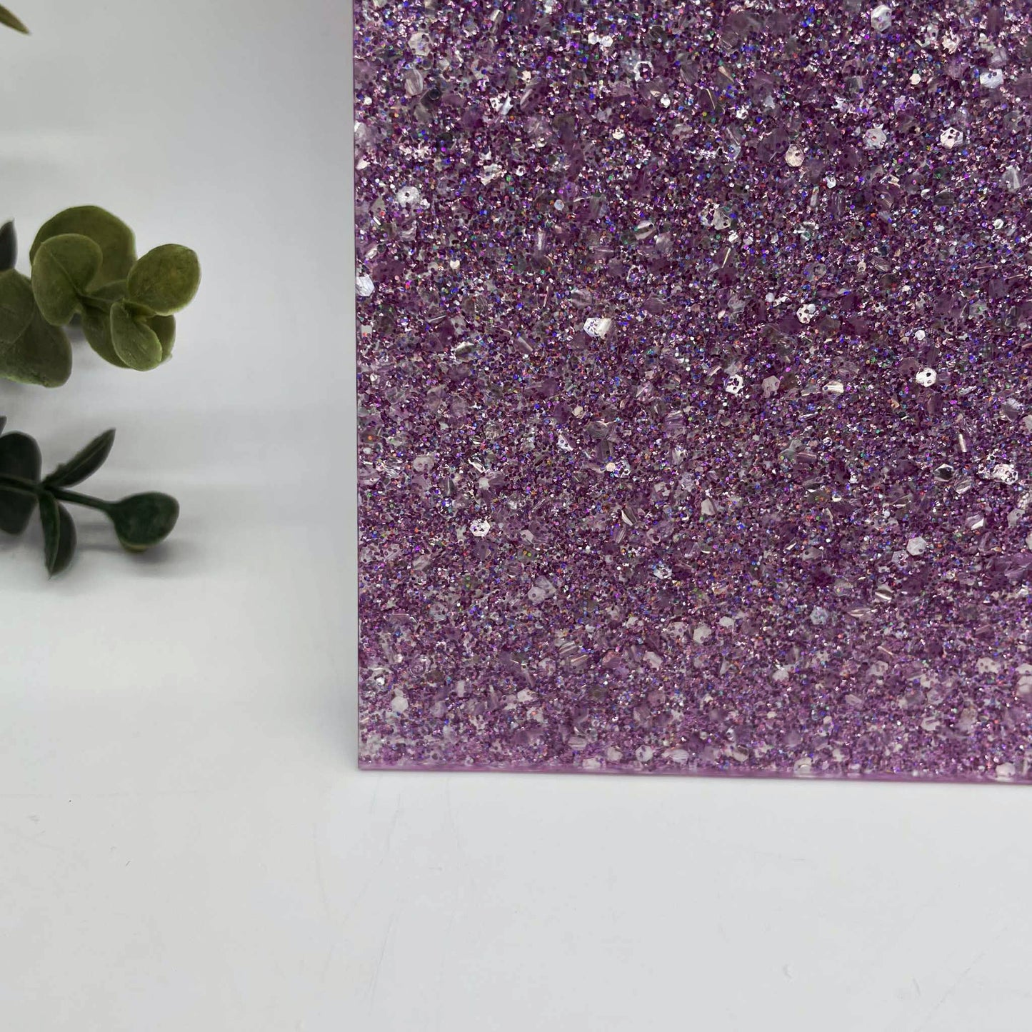 Tulle - Chunky Mix Cast Acrylic Sheets 1086