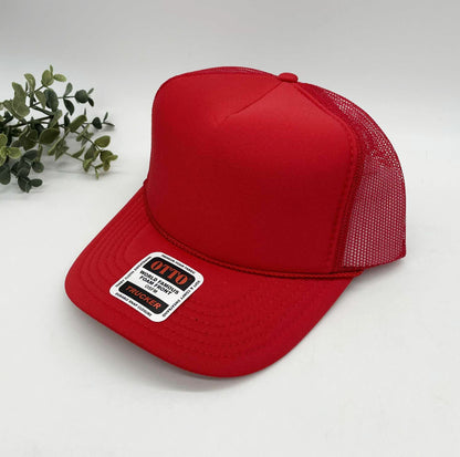 OTTO 5 Panel Foam Front High Crown Trucker 39-165 - INSTOCK