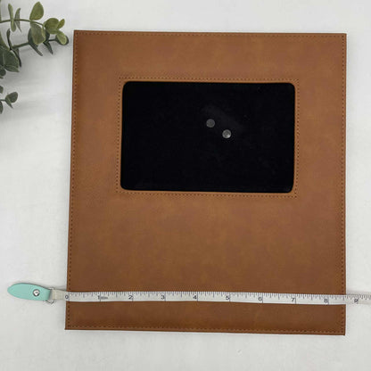 Engravable Leatherette Photo Frame