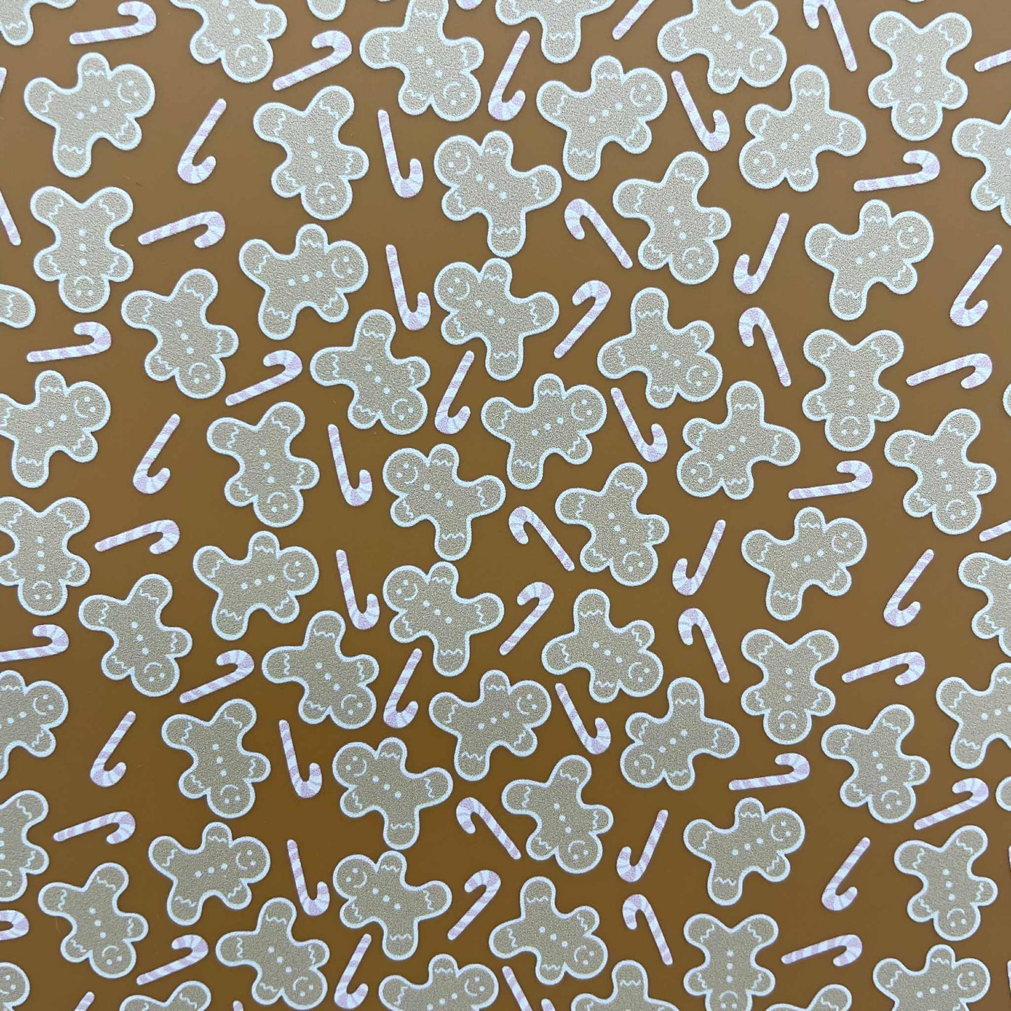 Gingerbread Candy Cane - Printed Cast Acrylic Sheets 1001