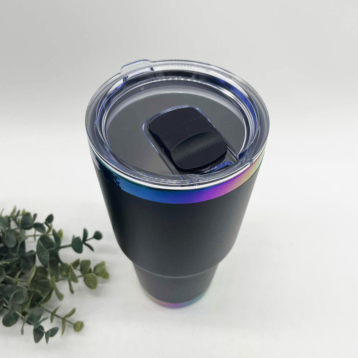 30oz Curve Rainbow Plated Tumbler