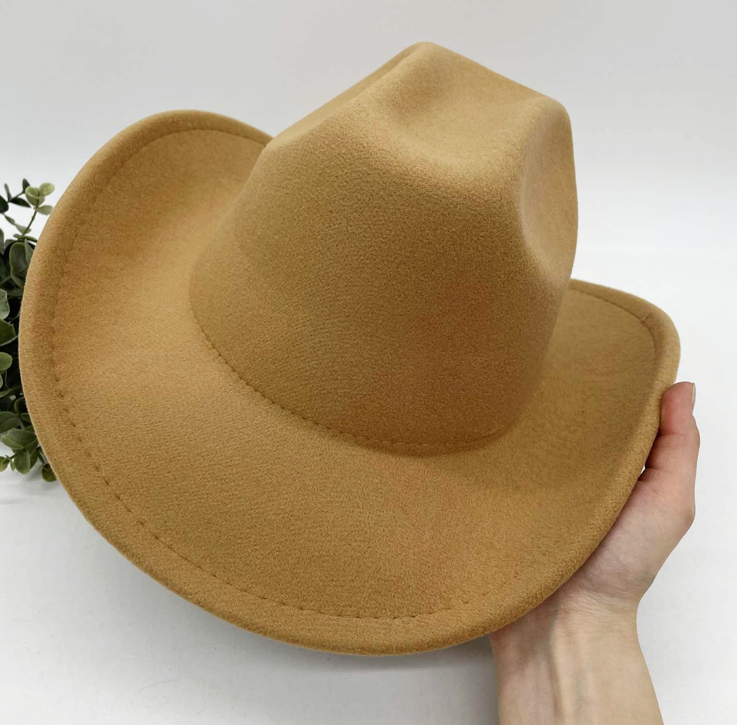 Custom Cowboy Hat with Engraved Patch