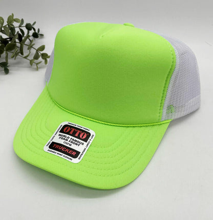 OTTO 5 Panel Foam Front High Crown Trucker 39-165 - INSTOCK