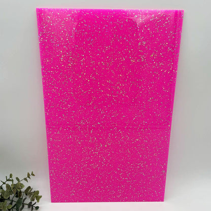 Fuchsia - Sugared Cast Acrylic Sheets 1031