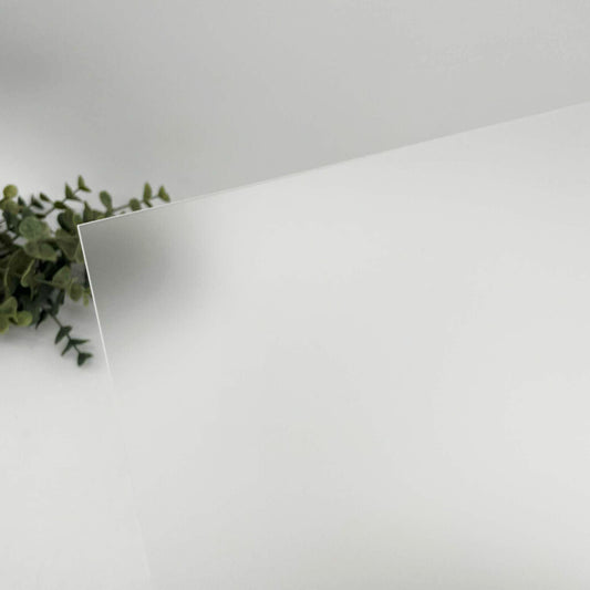 Frosty Clear - Dualuxe Cast Acrylic Sheets 1219 - P000