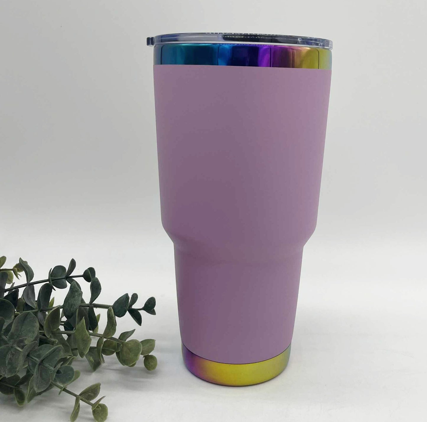 30oz Curve Rainbow Plated Tumbler