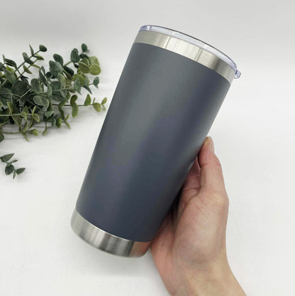 20oz Stainless Steel Car Tumbler – Engraving Ready