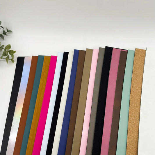 Leatherette Sheet for Engraving with Adhesive Backing