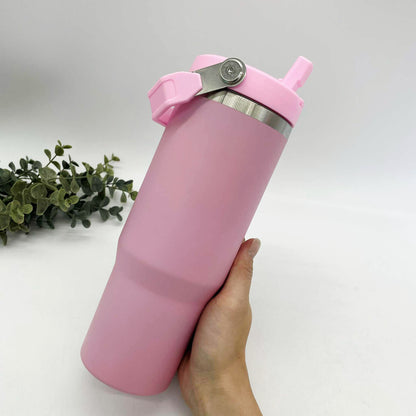 30oz Flip Straw Tumbler