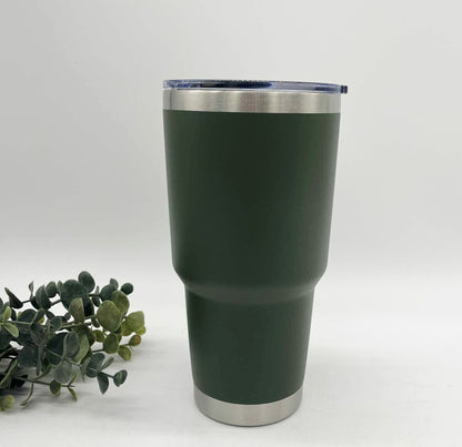 30oz Curve Tumbler Powder Coated