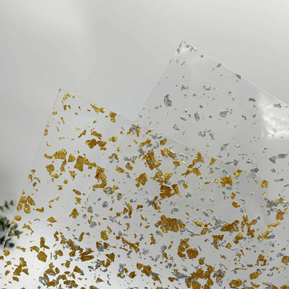 Gold Foil - Foil Cast Acrylic Sheets 1038