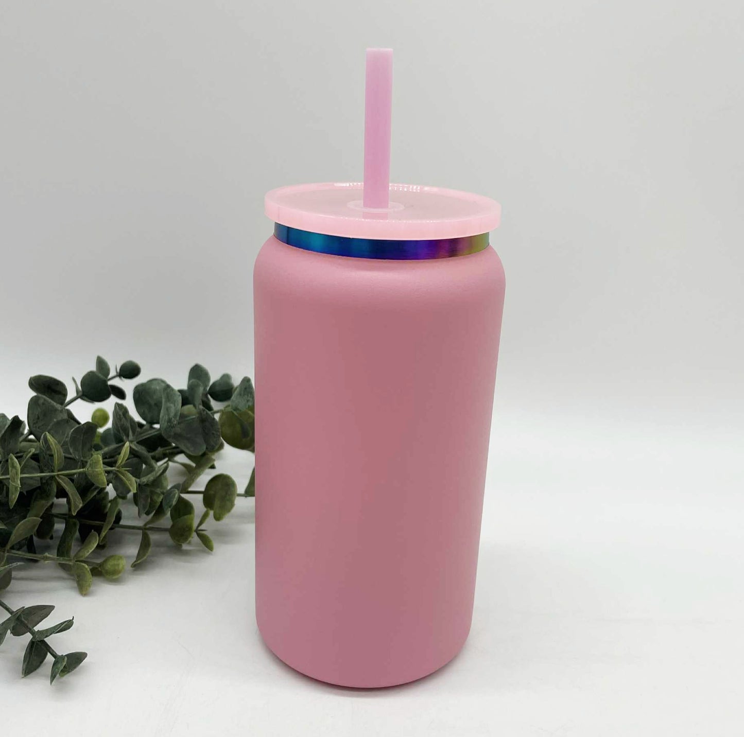 Rainbow Plated Stainless Steel 16oz Cans