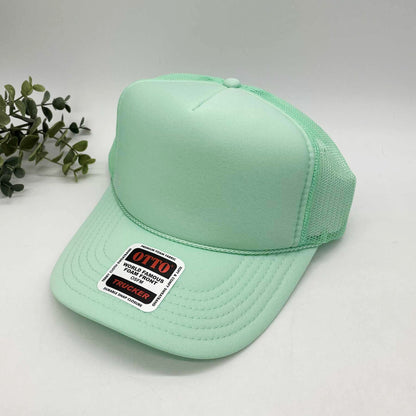 OTTO 5 Panel Foam Front High Crown Trucker 39-165 - INSTOCK