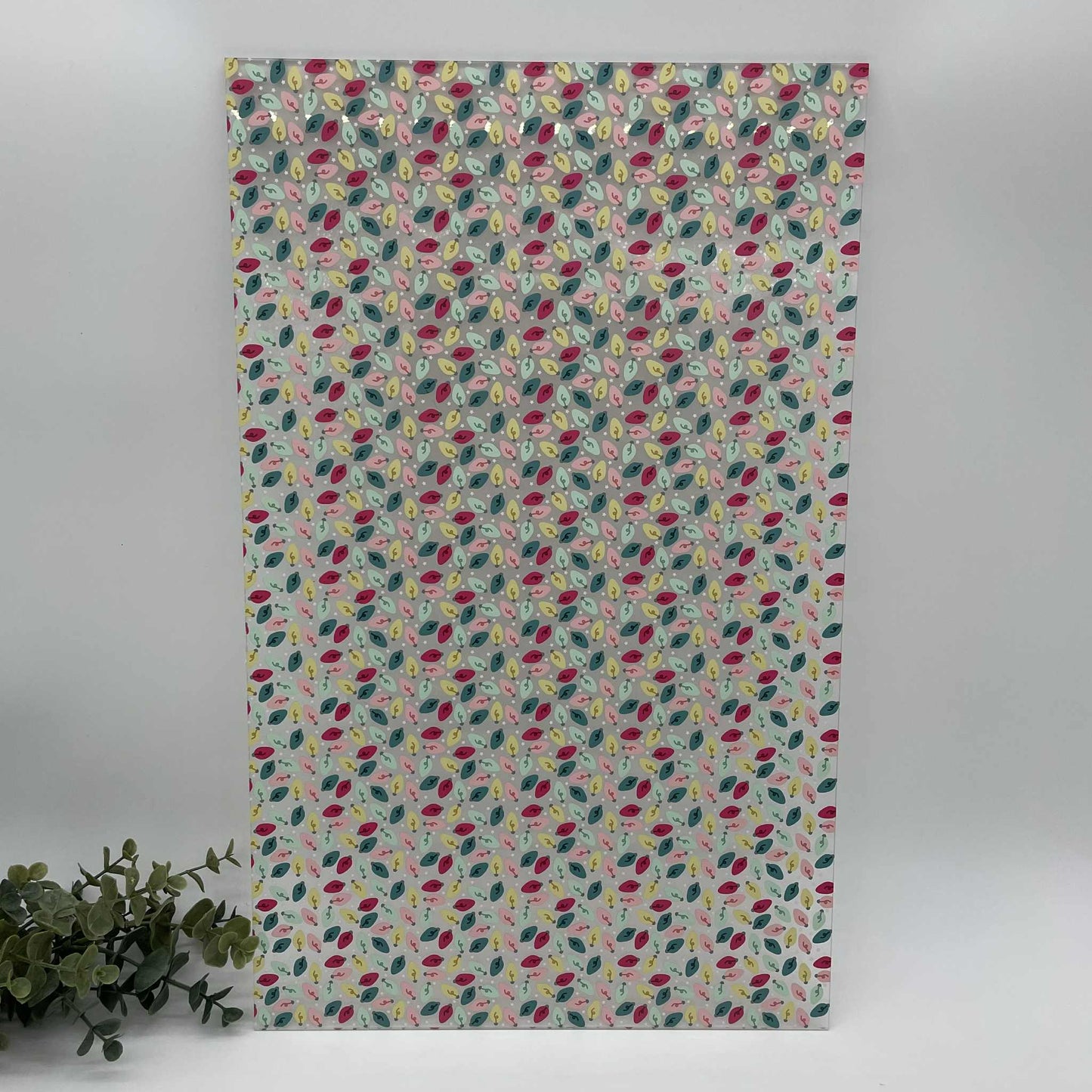 Christmas Lights - Printed Cast Acrylic Sheets 1007