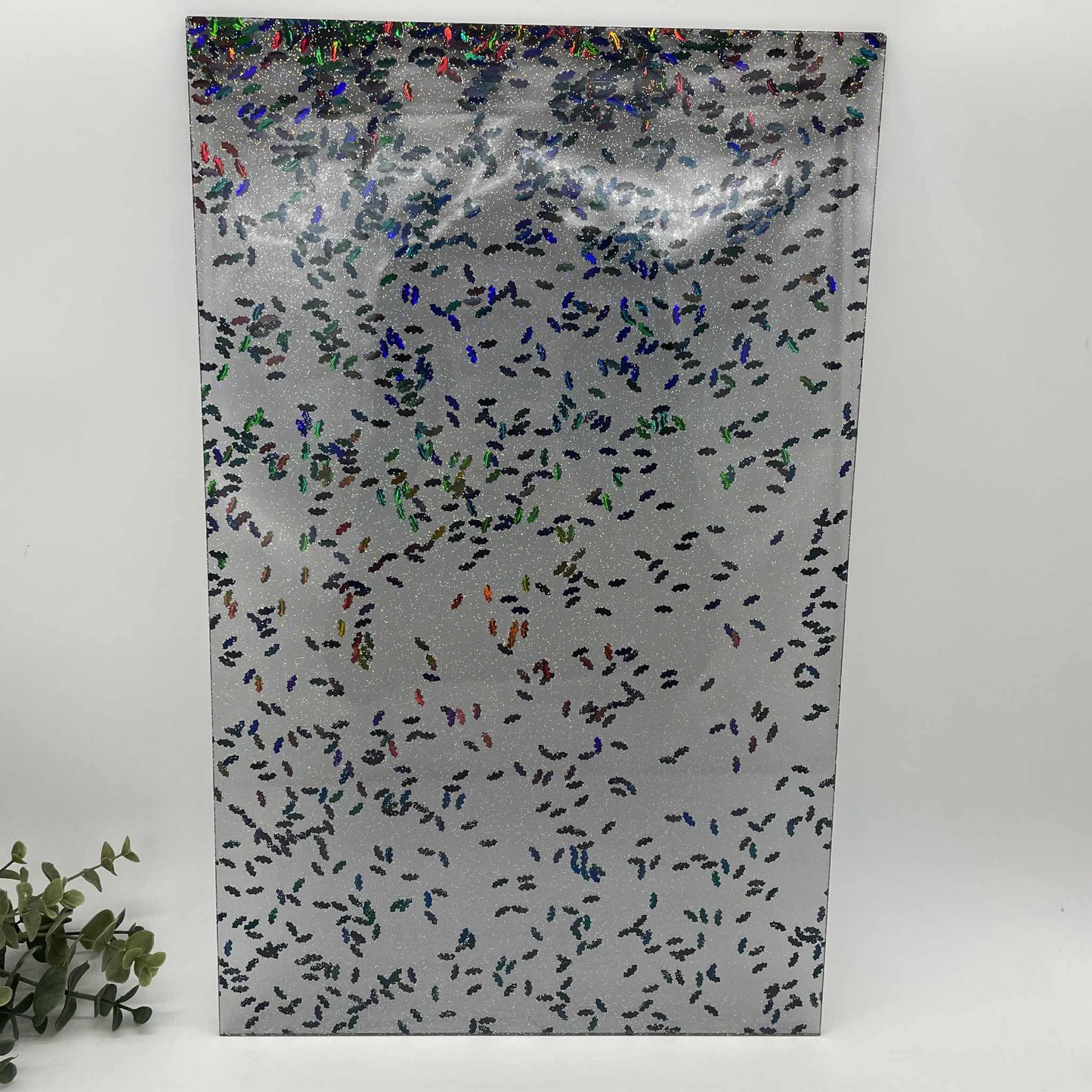 Bat Glitter - Printed Cast Acrylic Sheets 1012