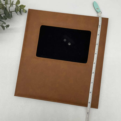 Engravable Leatherette Photo Frame
