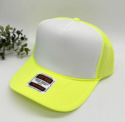 OTTO 5 Panel Foam Front High Crown Trucker 39-165 - INSTOCK